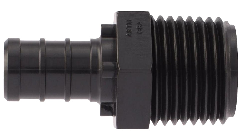 APOLLO Apollo ApolloPEX Series PXPAM345PK Pipe Adapter, 3/4 in, Barb x MPT, PEX-A, Poly Alloy, 200 psi Pressure PLUMBING, HEATING & VENTILATION APOLLO