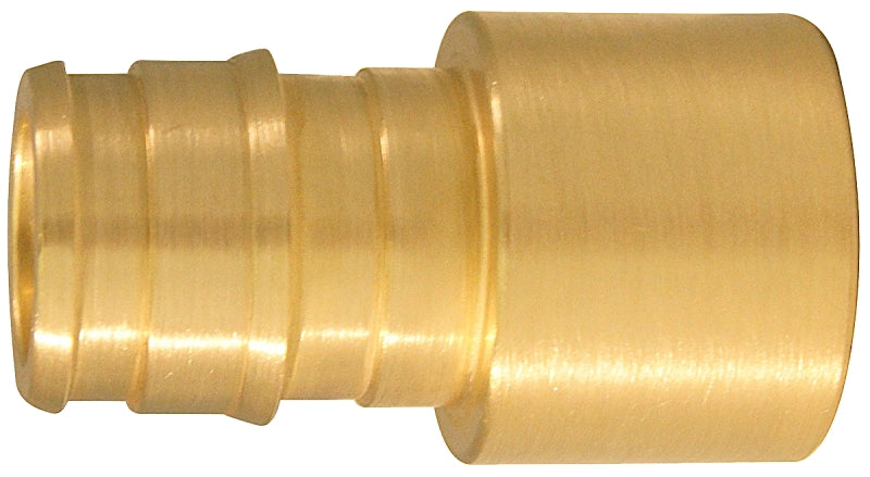 APOLLO Apollo EPXFS1212 Pipe Adapter, 1/2 in, PEX Barb x Sweat, PEX-A, Brass, 200 psi Pressure PLUMBING, HEATING & VENTILATION APOLLO