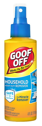 GOOF OFF Goof Off FG705 Remover, 4 oz, Liquid, Almond-Like, Clear/Slight Yellow