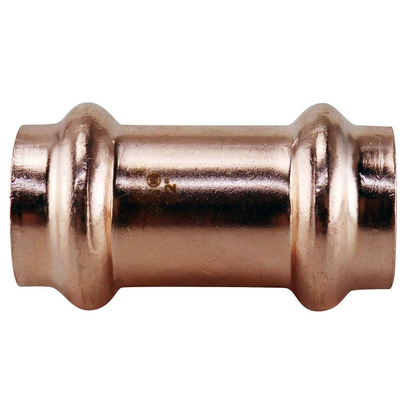 APOLLO Apollo XPRC1250JR Coupling with Stop, 1/2 in, Press Fit, Copper, 300 psi Pressure PLUMBING, HEATING & VENTILATION APOLLO