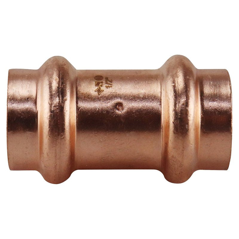 APOLLO Apollo XPRC12 Coupling with Stop, 1/2 in, Press-Fit, Copper, 300 psi Pressure PLUMBING, HEATING & VENTILATION APOLLO