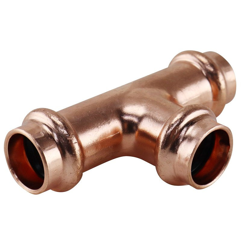 APOLLO Apollo XPRT12 Tee, 1/2 in, Press Fit, Copper, 300 psi Pressure
