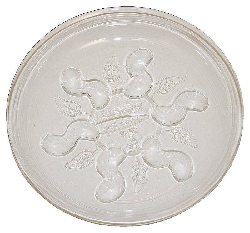 MAT - MIDWEST AIR TECHNOLOGY Gardener's Blue Ribbon Saucer Plus SP14 Plant Saucer, 14 in Dia, Round, Plastic, Clear LAWN & GARDEN MAT - MIDWEST AIR TECHNOLOGY
