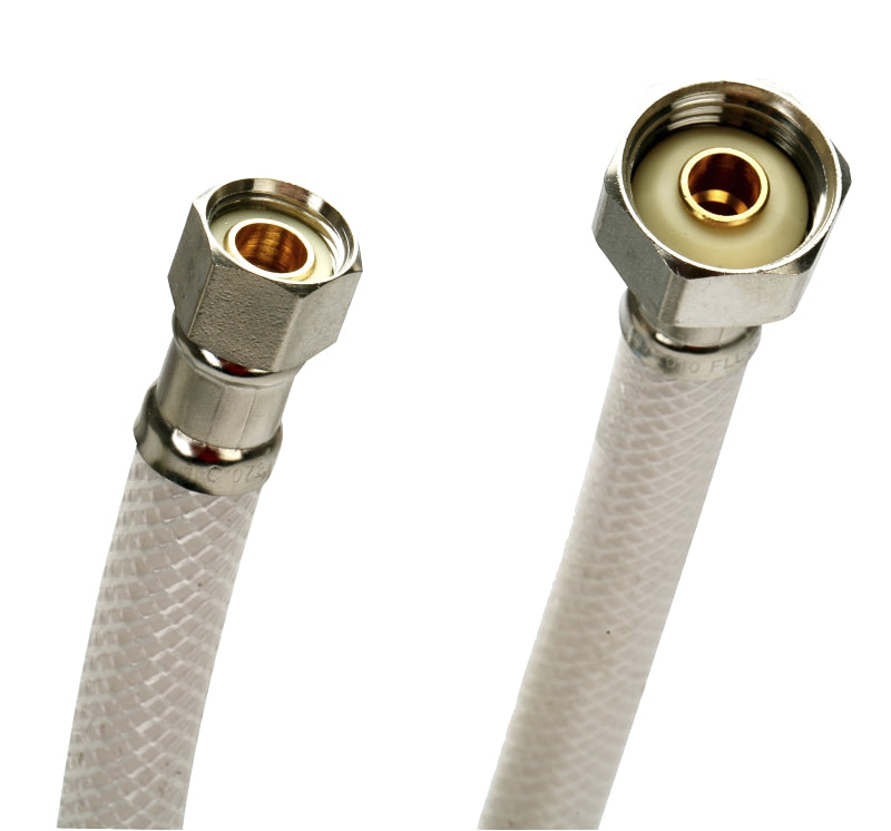 FLUIDMASTER Fluidmaster B1FV16 Water Supply Connector, 3/8 x 1/2 in, Vinyl