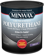 MINWAX Minwax 630250444 Polyurethane, Liquid, Clear, 1 qt, Can PAINT MINWAX