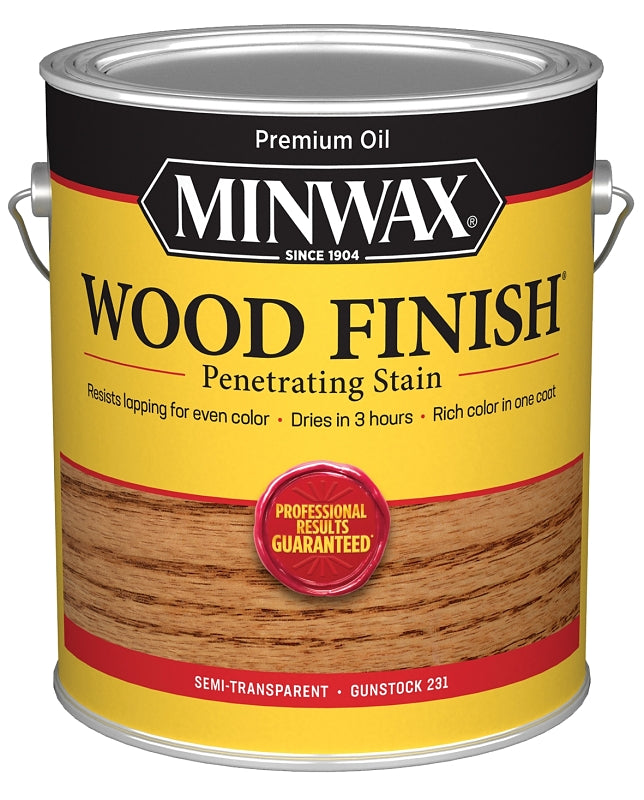 MINWAX Minwax Wood Finish 710880000 Wood Stain, Gunstock, Liquid, 1 gal, Can PAINT MINWAX