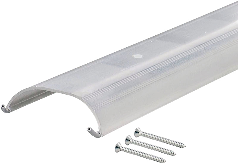 M-D M-D TH009 Series 81679 Dome Top Threshold, 36 in L, 4 in W, High Profile, Aluminum, Silver