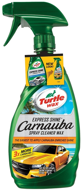 TURTLE WAX Turtle Wax EXPRESS SHINE T136R Carnauba Wax, 16 oz, Liquid, Pine AUTOMOTIVE TURTLE WAX