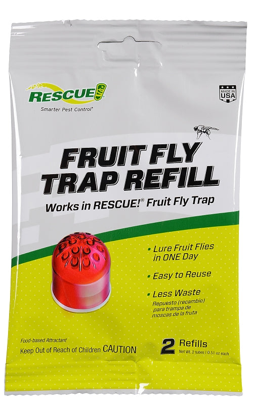 RESCUE Rescue FFTA-DB12 Repellent Fruit Fly Trap, Includes: 30 Days Attractant LAWN & GARDEN RESCUE