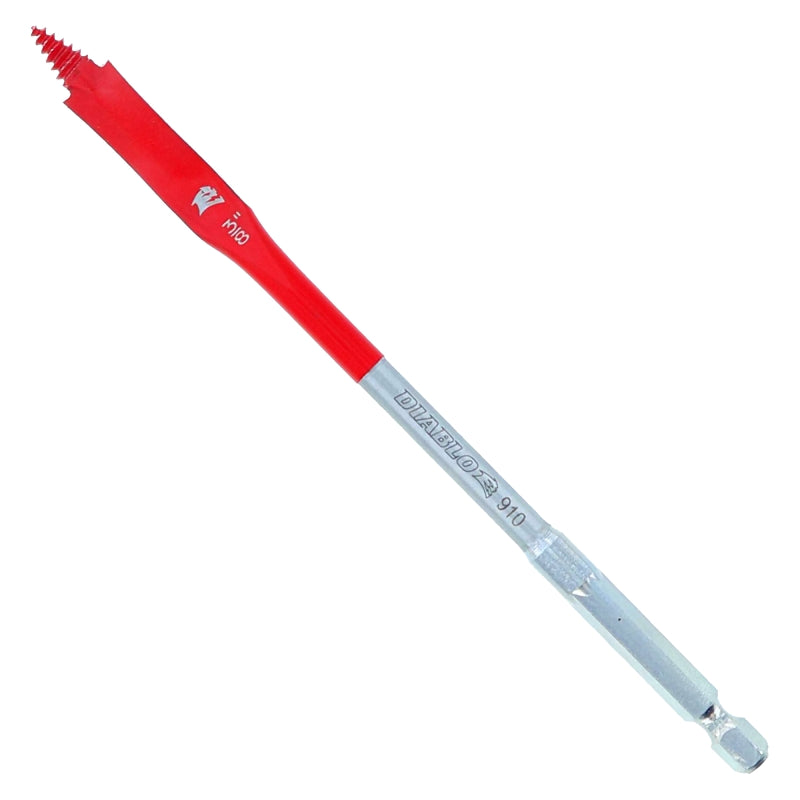 DIABLO Diablo SPEEDemon DSP2030 Spade Drill Bit, 3/8 in Dia, 6 in OAL, 10 mm Dia Shank, Hex Shank TOOLS DIABLO