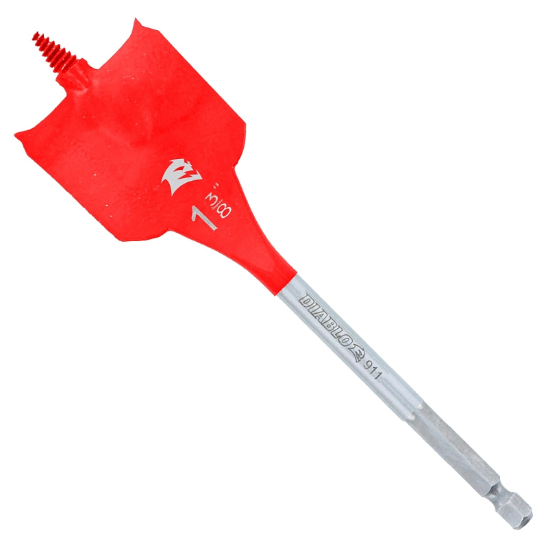DIABLO Diablo SPEEDemon DSP2160 Spade Drill Bit, 1-3/8 in Dia, 6 in OAL, 10 mm Dia Shank, Hex Shank TOOLS DIABLO