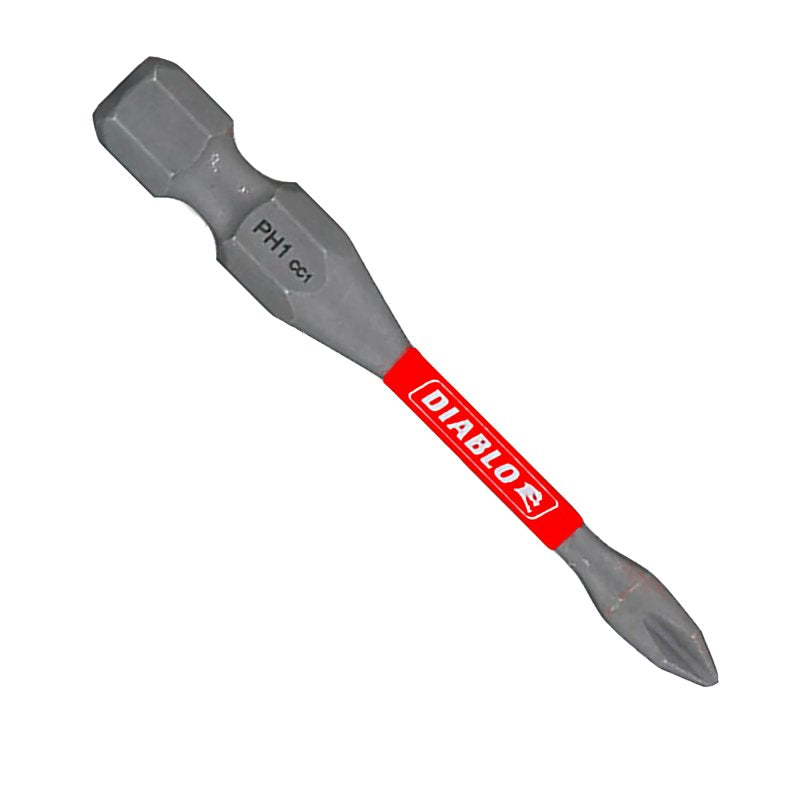 DIABLO Diablo DPH12P5 Screwdriver Insert Bit, #1 Drive, Phillips Drive, 2 in L, 5/PK TOOLS DIABLO