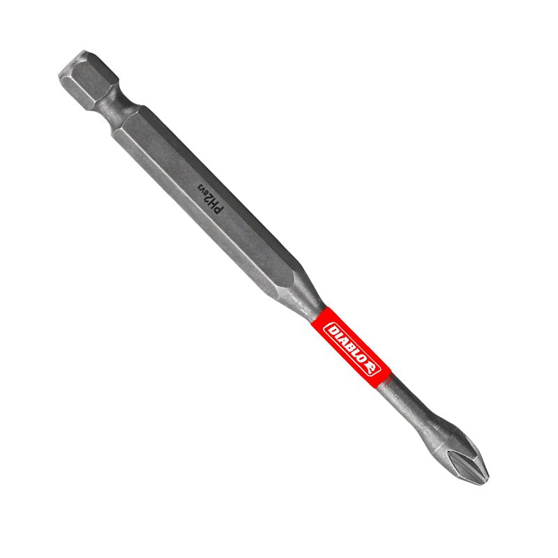 DIABLO Diablo DPH235P1 Screwdriver Insert Bit, #2 Drive, Phillips Drive, 3-1/2 in L TOOLS DIABLO