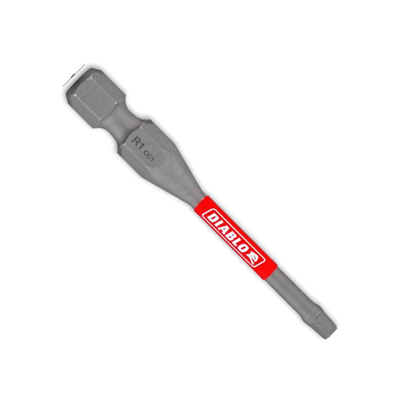 DIABLO Diablo DSQ12P2 Drive Bit, #1 Drive, Square Drive, 1/4 in Shank, Hex Shank, 2 in L TOOLS DIABLO
