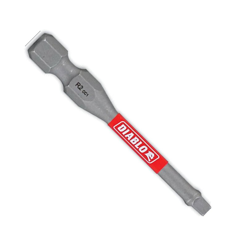 DIABLO Diablo DSQ22P2 Drive Bit, #2 Drive, Square Drive, 1/4 in Shank, Hex Shank, 2 in L TOOLS DIABLO