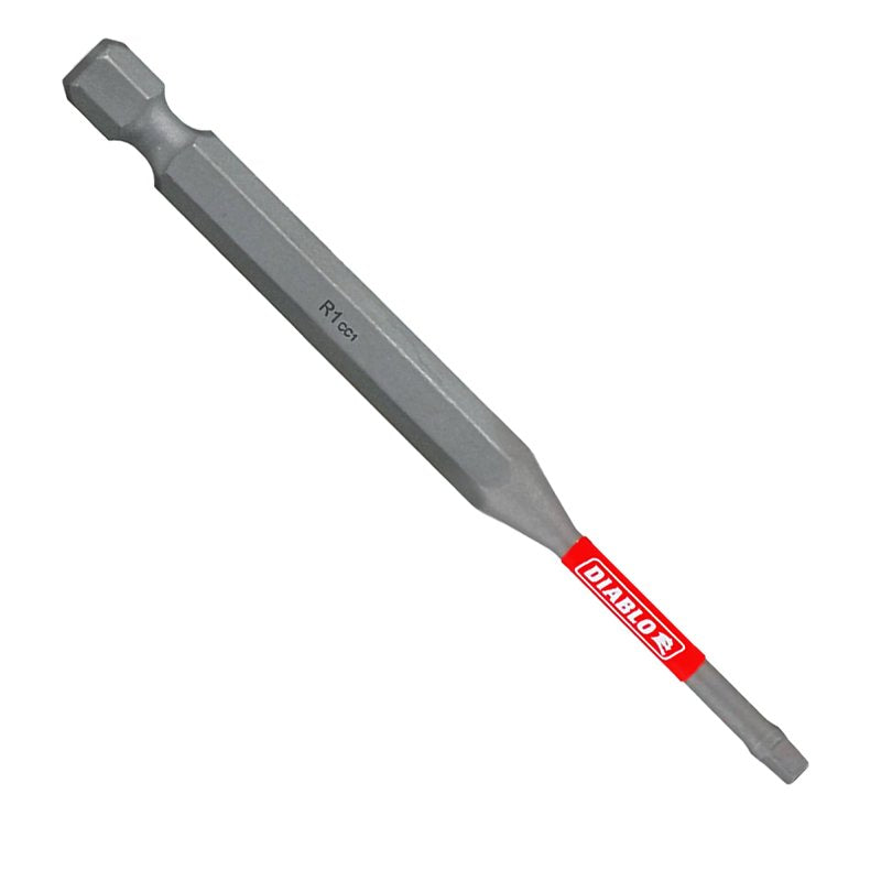 DIABLO Diablo DSQ135P1 Drive Bit, #1 Drive, Square Drive, 1/4 in Shank, Hex Shank, 3-1/2 in L TOOLS DIABLO