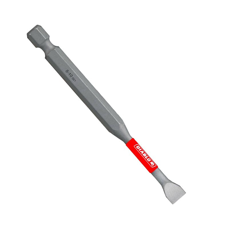 DIABLO Diablo DSL81035P2 Drive Bit, #8 to 10 Drive, Slotted Drive, 1/4 in Shank, Hex Shank, 3-1/2 in L TOOLS DIABLO