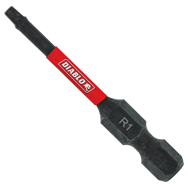 DIABLO Diablo DSQ12B Drive Bit, #1 Drive, Square Drive, 1/4 in Shank, Hex Shank, 2 in L TOOLS DIABLO
