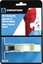 CRAWFORD Crawford SG1GW Spring Grip Clip, Giant, Steel, White