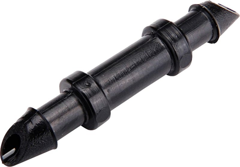 RAINDRIP Raindrip 312010B Connector, 1/4 in Connection, Barb, Polypropylene, Black, 10/PK