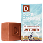 DUKE CANNON SUPPLY CO Duke Cannon Frontier 03LEAFLEATHER1 Soap, Leather, Tobacco Leaf, 10 oz HOUSEWARES DUKE CANNON SUPPLY CO