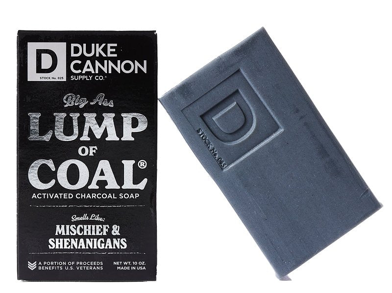 DUKE CANNON SUPPLY CO Duke Cannon 01HOLIDAYCOAL1 Big Ass Lump of Coal Soap, Bergamot, Black Pepper, 10 oz HOUSEWARES DUKE CANNON SUPPLY CO