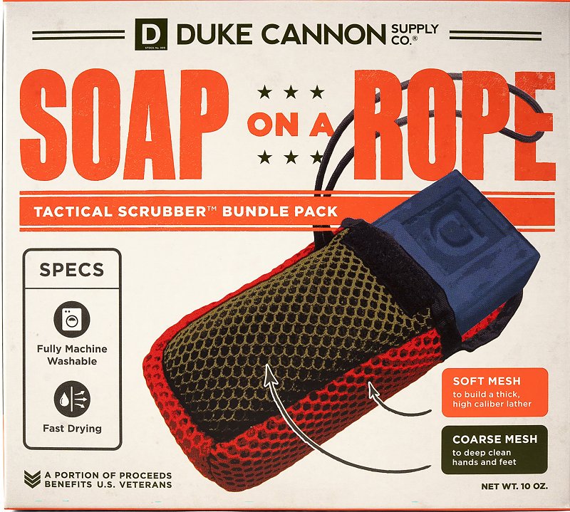 DUKE CANNON SUPPLY CO Duke Cannon 03TACTBUNDLE1 Tactical Scrubber CLEANING & JANITORIAL SUPPLIES DUKE CANNON SUPPLY CO   