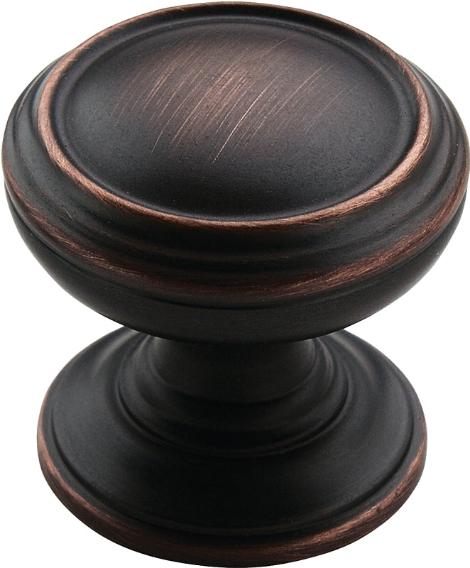 AMEROCK Amerock BP55342ORB Cabinet Knob, 1-1/4 in Projection, Traditional, 1-1/4 in, Zinc, Oil-Rubbed Bronze HARDWARE & FARM SUPPLIES AMEROCK