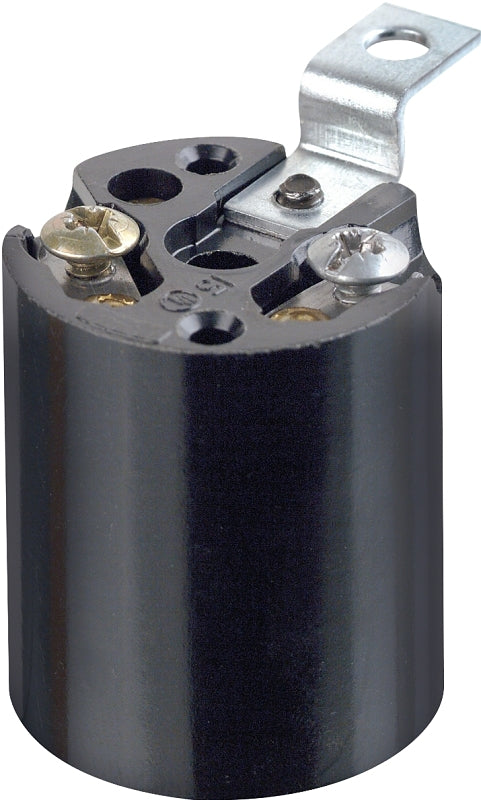 LEVITON Leviton 3352-F Lamp Holder, 1-Circuit, Keyless, 1.25 in Dia x 1.44 in D Dimensions, 250 V, 660 W ELECTRICAL LEVITON