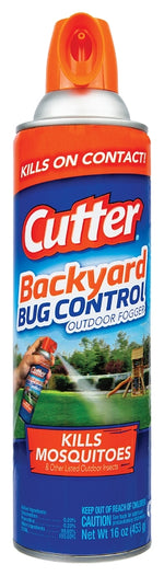 CUTTER Cutter Backyard HG-95704 Bug Control Fogger, 1200 cu-ft Coverage Area, Light Yellow/Off-White LAWN & GARDEN CUTTER