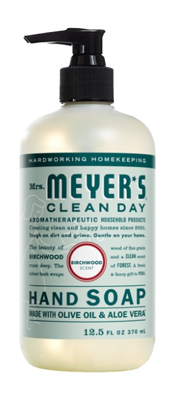 MRS. MEYERS Mrs. Meyer's Clean Day 11554 Hand Soap, Gel, Woodsy, 12.5 fl-oz Bottle