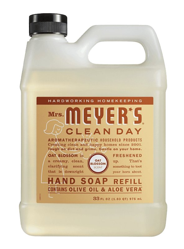 MRS. MEYERS Mrs. Meyer's 11330 Hand Soap Refill, Liquid, 33 fl-oz, Compositions: Sodium Methyl 2-Sulfolaurate