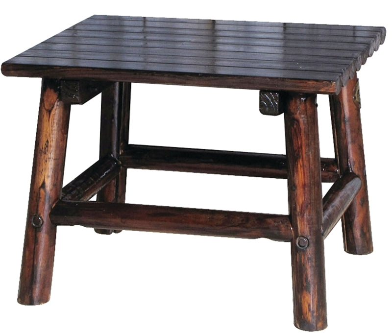 LEIGH COUNTRY Leigh Country TX 93723 End Table, 20 in OAW, 18-1/2 in OAD, 24 in OAH, Rectangular, Wood Frame, Wood Tabletop OUTDOOR LIVING & POWER EQUIPMENT LEIGH COUNTRY   