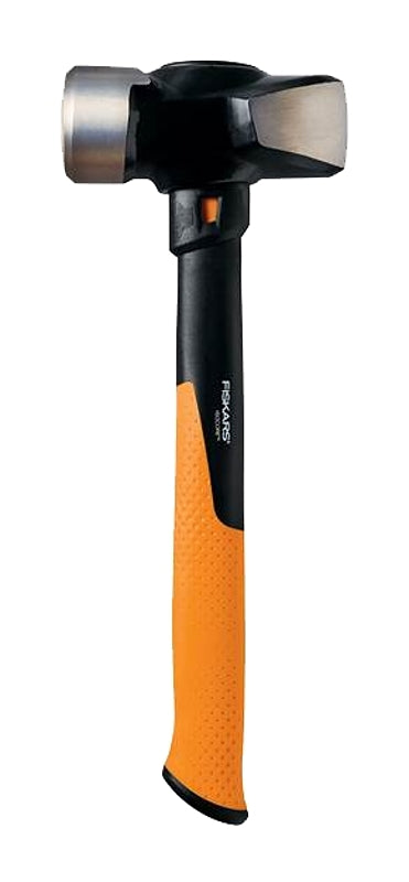 FISKARS Fiskars IsoCore Series 750810-1001 Hammer, 4 lb Head, Sledge, Steel Head