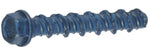 TAPCON Tapcon 24192 Screw Anchor, 2 in L, Hex Drive, Steel, Metallic, 4/PK HARDWARE & FARM SUPPLIES TAPCON