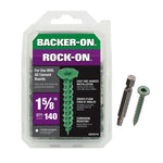 ITW BRANDS - BACKER ON Backer-On Rock-On 23510 Cement Board Screw, #9 Thread, 1-5/8 in L, Hi-Lo Thread, Serrated Head, Star Drive, Sharp Point HARDWARE & FARM SUPPLIES ITW BRANDS - BACKER ON
