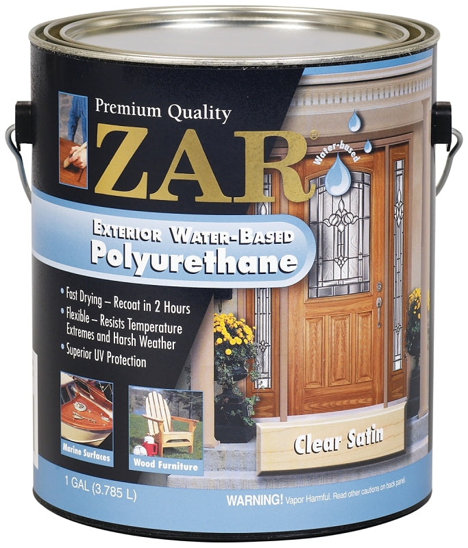 ZAR ZAR 32713 Polyurethane, Liquid, Amber, 1 gal, Can PAINT ZAR   