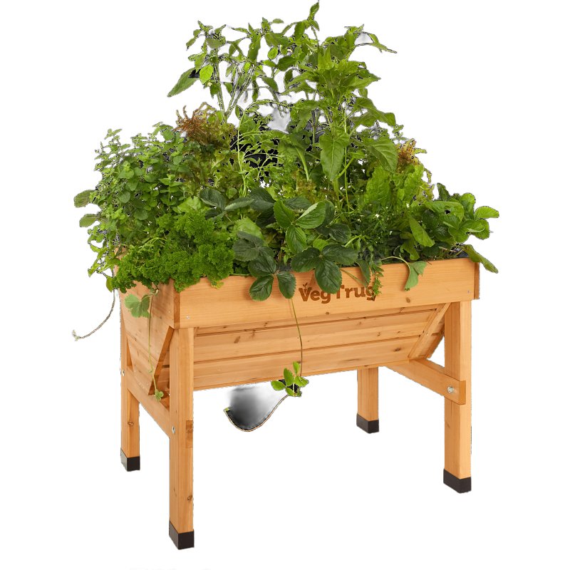VEGTRUG USA INC VegTrug Classic VTNS0361 Raised Bed Planter, 103.4 cm L, 76 cm W, 80 cm H, Cedar Wood, Natural HARDWARE & FARM SUPPLIES VEGTRUG USA INC