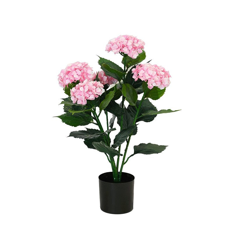 NATURAE DECOR naturae decor OUT-HYDPI-24 Artificial Hydrangea Flower Tree, Pink, Indoor, Outdoor