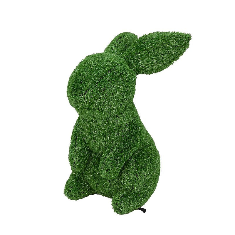 NATURAE DECOR naturae decor LUS-RAB-13-DS Turf Topiary Rabbit, 13 in H