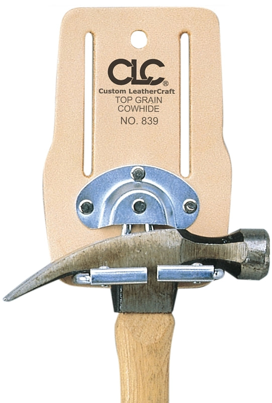 HULTAFORS CLC Tool Works Series 839 Hammer Holder, Leather, Tan, 7-1/2 in W, 2.4 in H