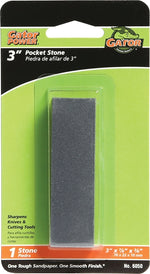 GATOR Gator 6050 Pocket Sharpening Stone, 3 in L, 7/8 in W, 3/8 in Thick, Coarse/Medium, Silicone Carbide Abrasive TOOLS GATOR