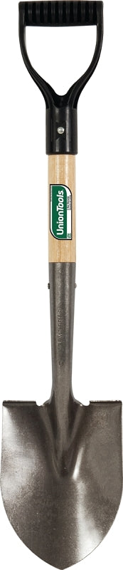 UNION TOOLS UnionTools 163037900 Digging Shovel, 6 in W Blade, Carbon Steel Blade, Hardwood Handle, D-Shaped Handle