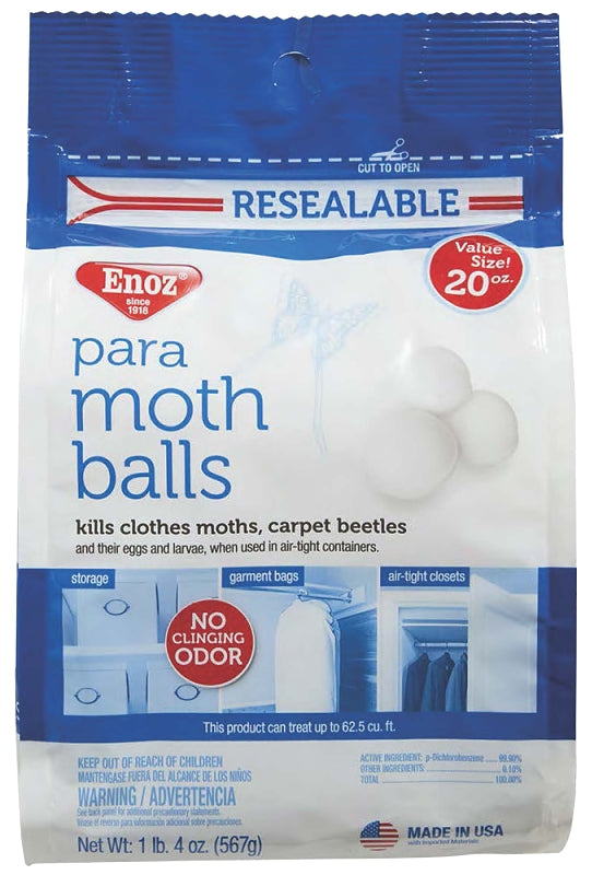 WILLERT HOME PRODUCTS Enoz E320.6T Moth Ball, White