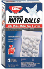 WILLERT HOME PRODUCTS Enoz E62.12 Moth Ball, 32 oz Box, Tablet HOUSEWARES WILLERT HOME PRODUCTS