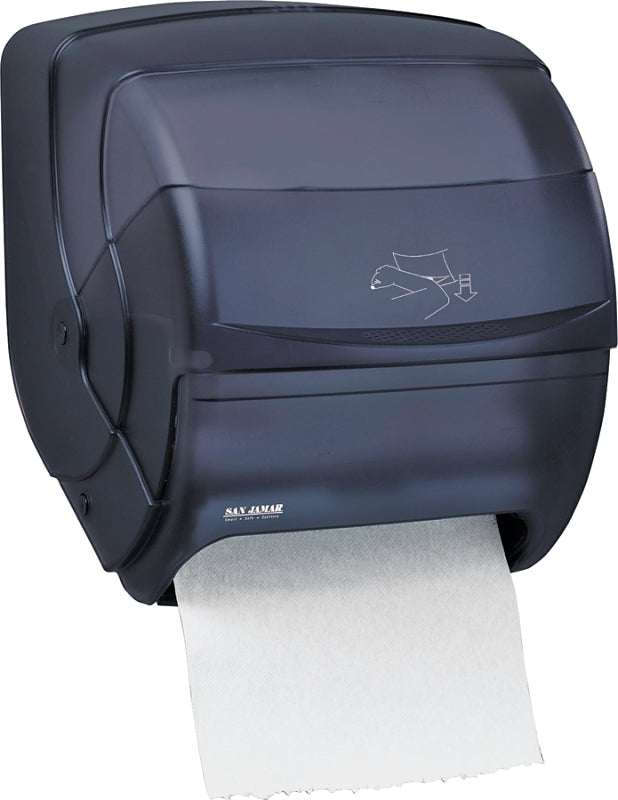 NORTH AMERICAN PAPER North American Paper T850TBK Towel Dispenser, 8-1/4 in W Roll, 8-1/2 in Dia Roll, Plastic