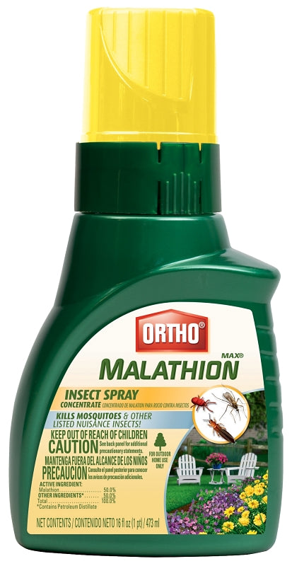 ORTHO Ortho MAX Series 0165610 Insect Concentrate, Spray Application, Indoor, Outdoor, 16 oz Bottle LAWN & GARDEN ORTHO
