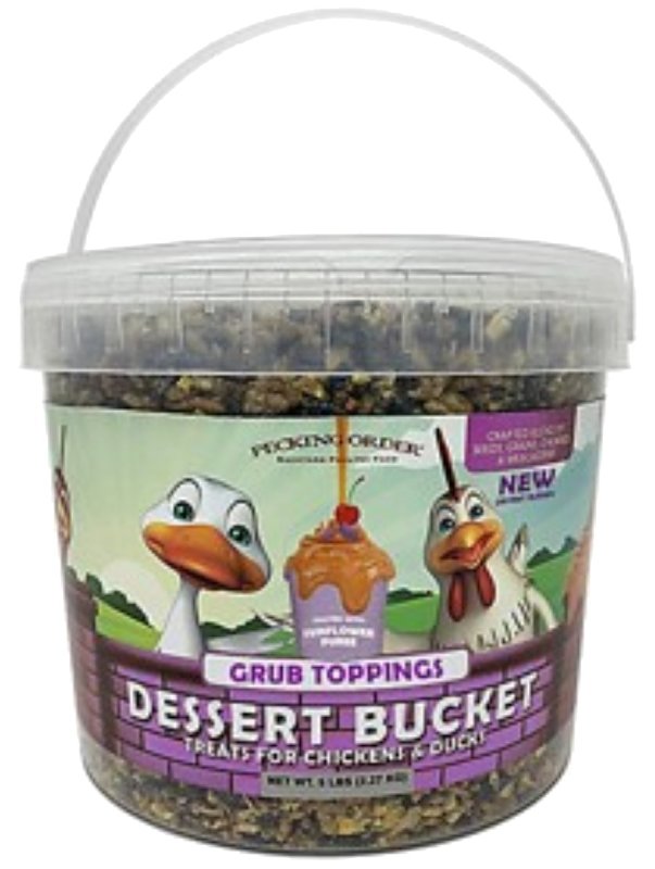 PECKING ORDER Pecking Order 9708 Dessert Grub Toppings, 5 lb Bucket HARDWARE & FARM SUPPLIES PECKING ORDER