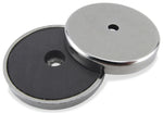 MASTER MAGNETICS Magnet Source 07216 Round Base Magnet, Ceramic, 0.375 in ID x 1.42 in OD Dia, 0.283 in H HOUSEWARES MASTER MAGNETICS