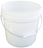 LEAKTITE-IPL PLASTICS ENCORE Plastics 20256 Paint Pail, 2 gal Capacity, HDPE, White